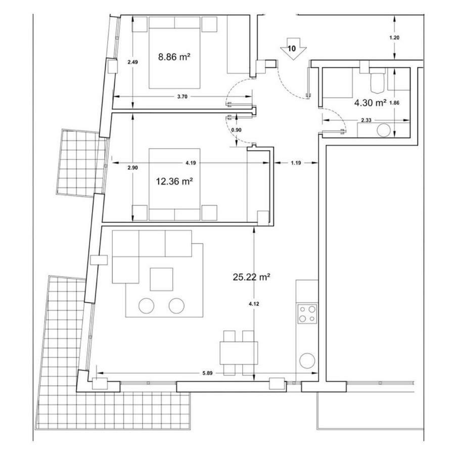 Apartamento Tarifa - Zona 10!Piscina Exteriör bild